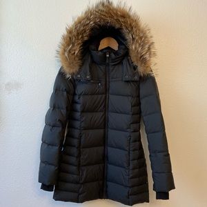 Marc New York khaki green down puffer coat, XS